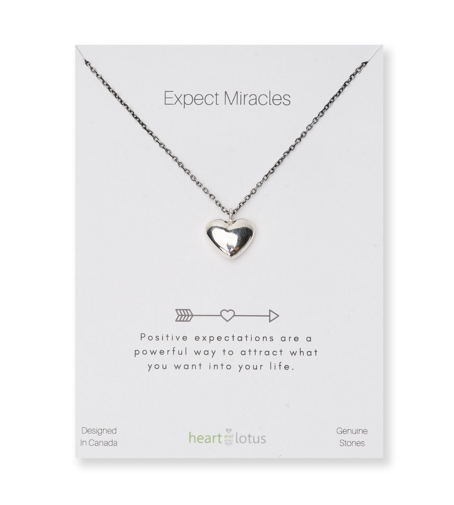 Expect Miracles Necklace Sterling Silver