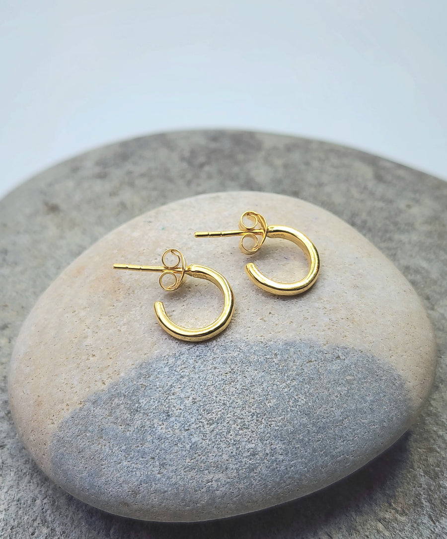 Keep It Simple Earrings 14K Gold Vermeil