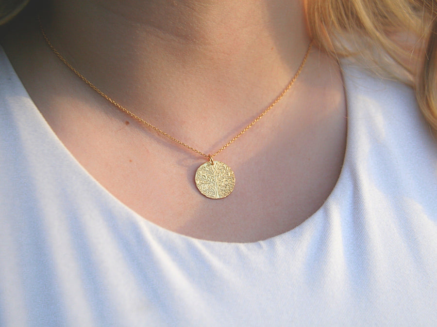 Tree of Life Necklace in Gold