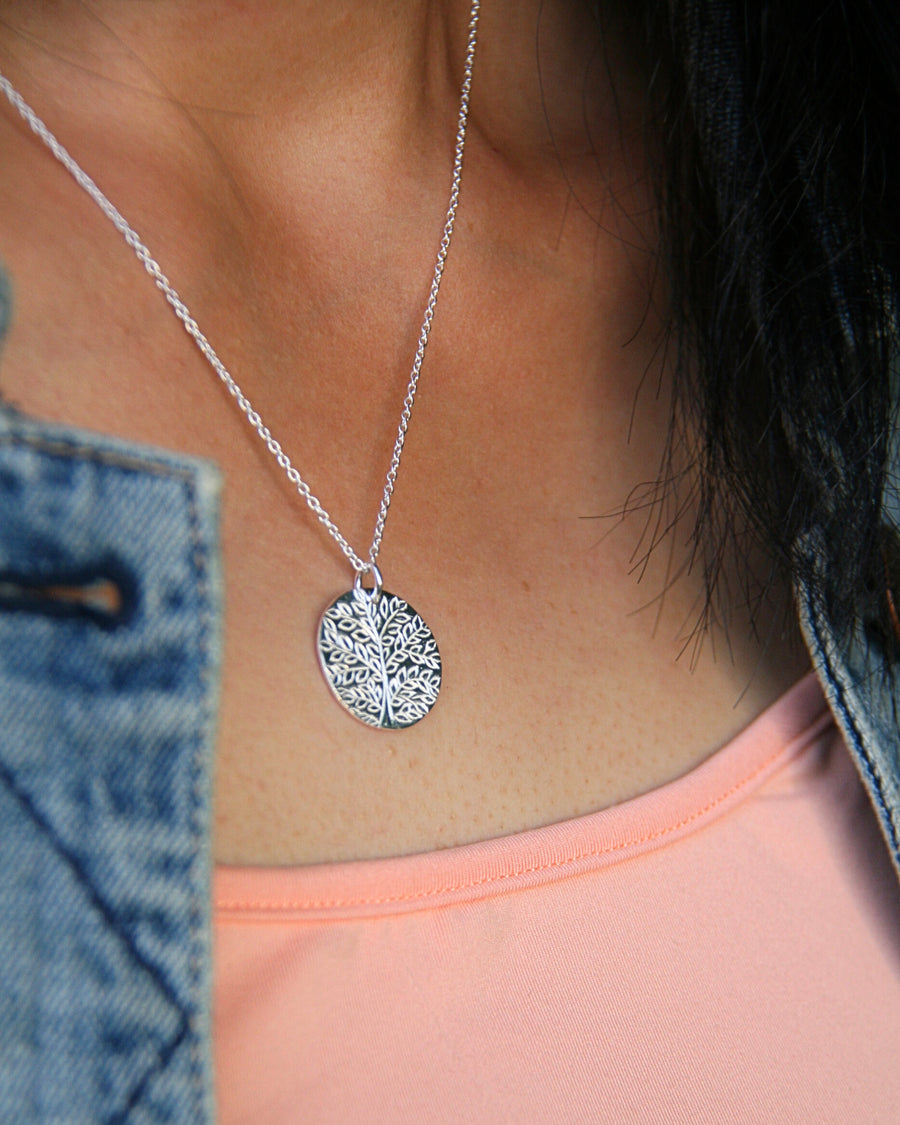 Tree of Life Necklace in Sterling Silver