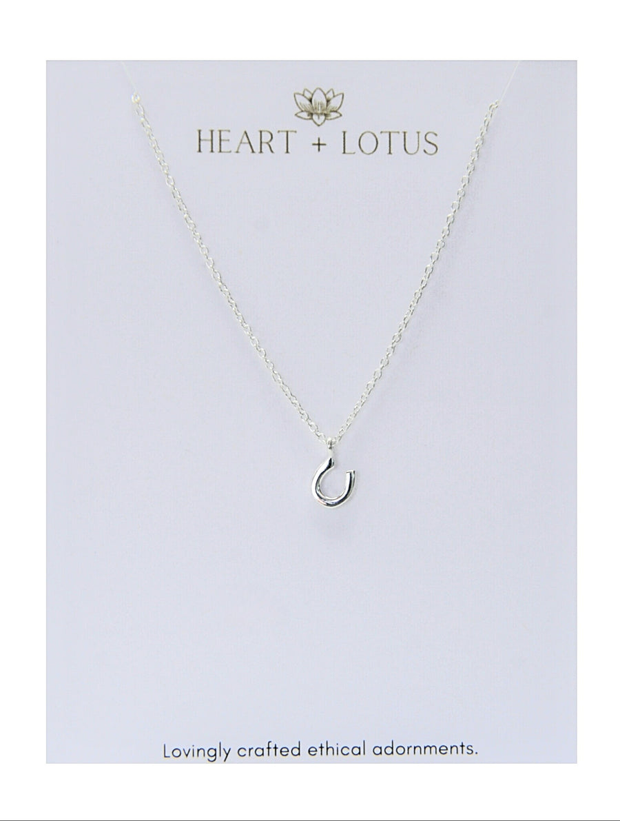 Horseshoe Necklace in Sterling Silver