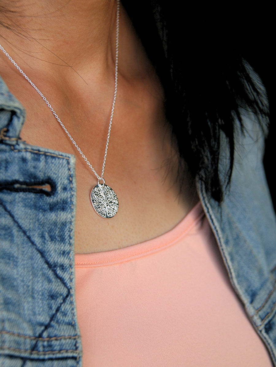 Tree of Life Necklace in Sterling Silver