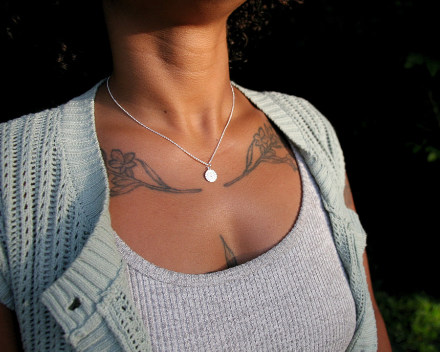 Radiant Evil Eye Necklace in Gold - Protection