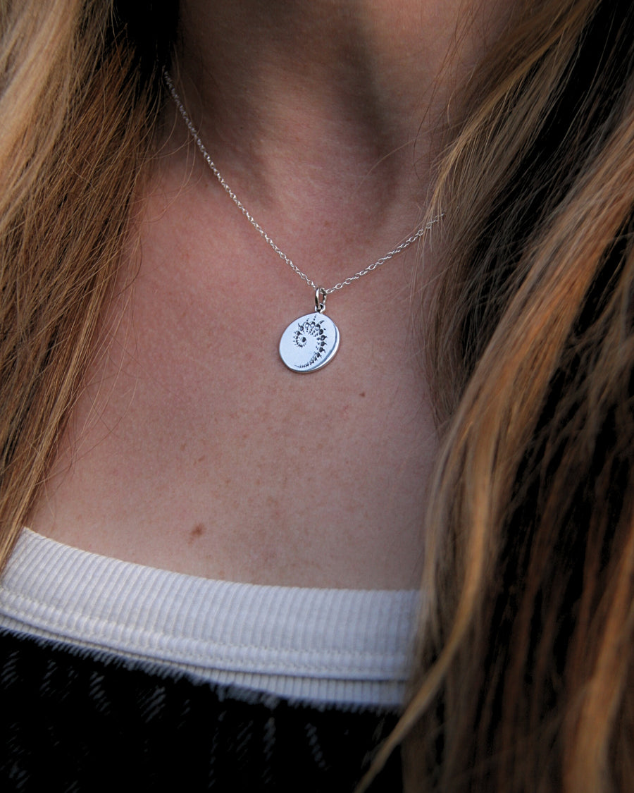 Open Mind Necklace in Sterling Silver