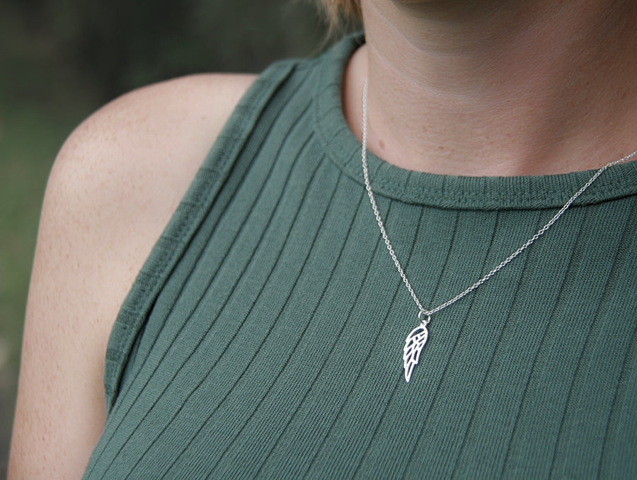Thinking Of You Necklace in Sterling Silver