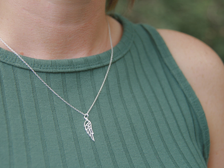 Thinking Of You Necklace in Sterling Silver