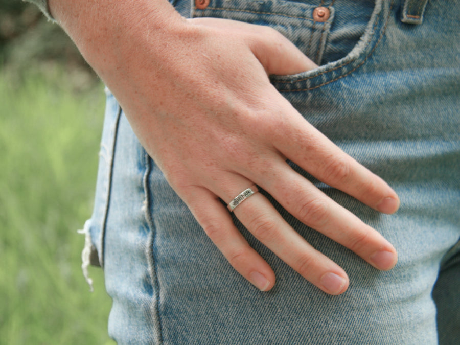 Gratitude Ring in Sterling Silver