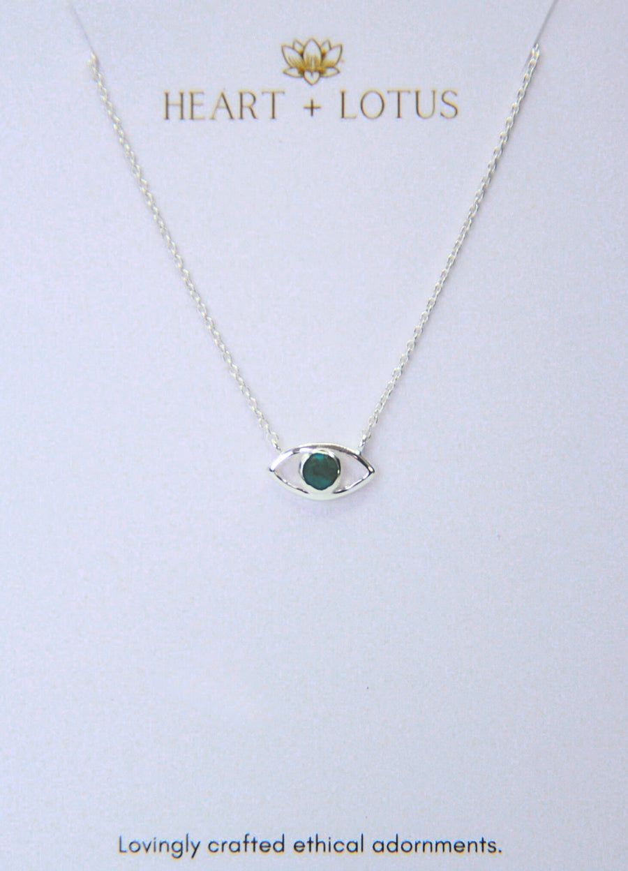 Eye of Protection in Sterling Silver and Turquoise