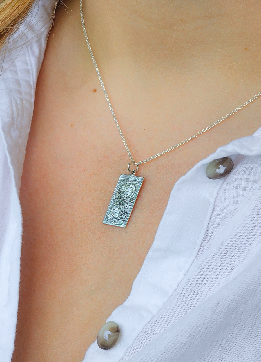 Tarot Necklace 'The Sun' in Sterling Silver