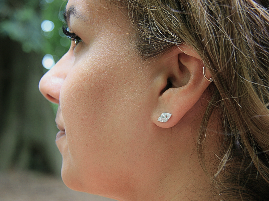 Focus & Clarity Earrings in Cubic Zirconia + Sterling Silver