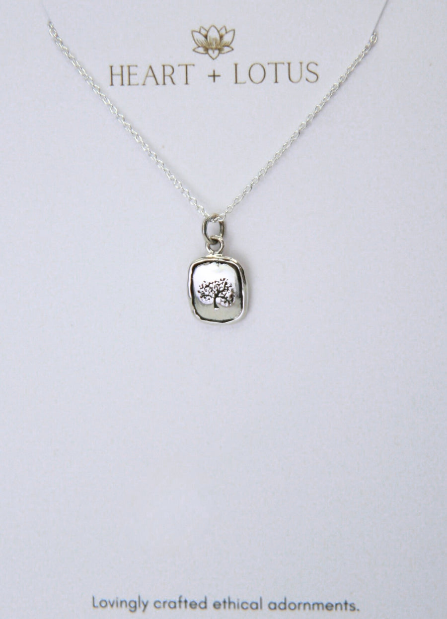 Tree of Life Necklace in Sterling Silver - Strength