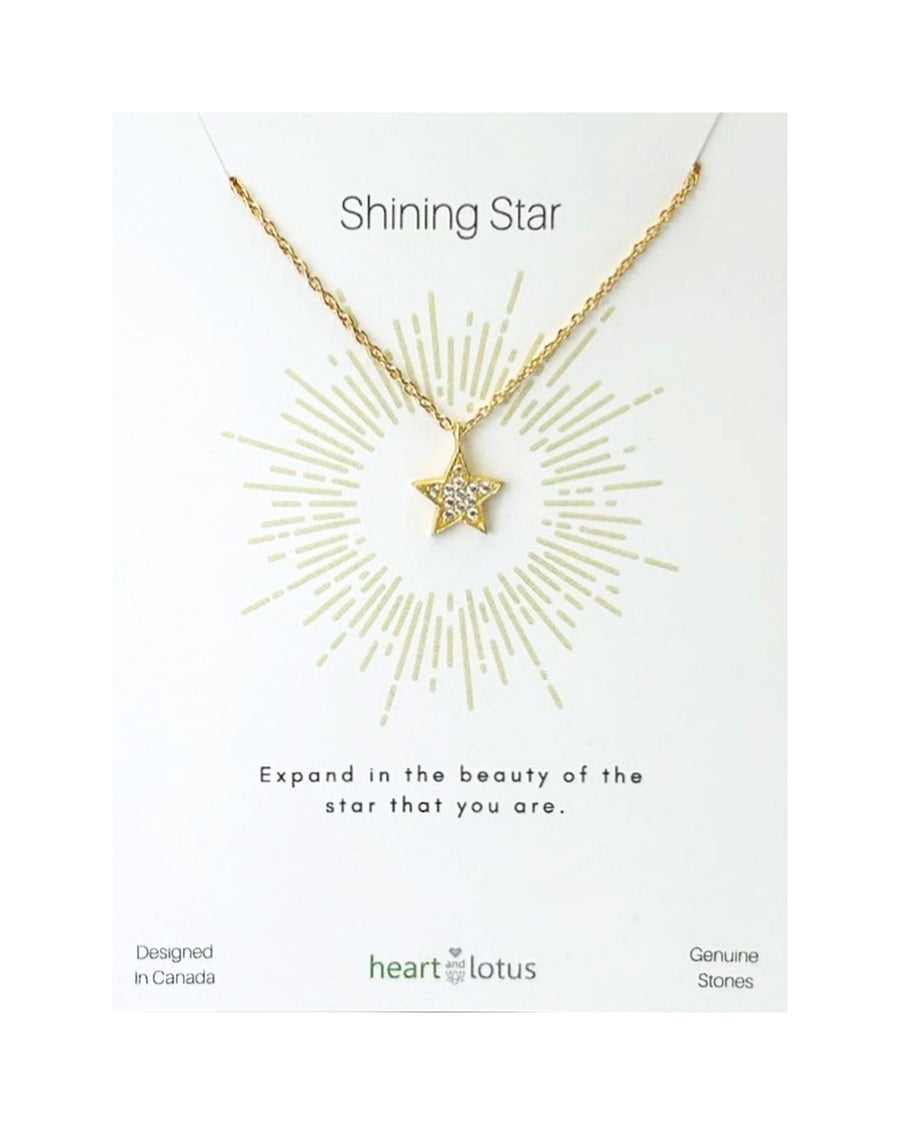 Shining Star Necklace 14K Gold Vermeil