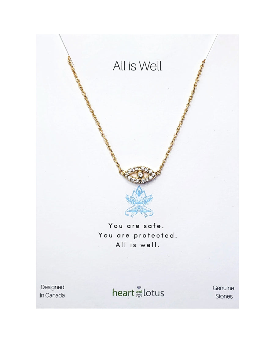 All Is Well Necklace 14K Gold Vermeil