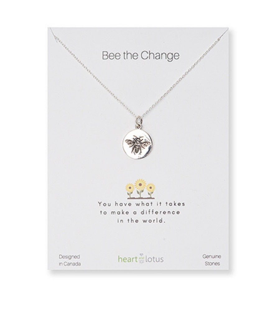 Bee The Change Necklace 14K Gold Vermeil