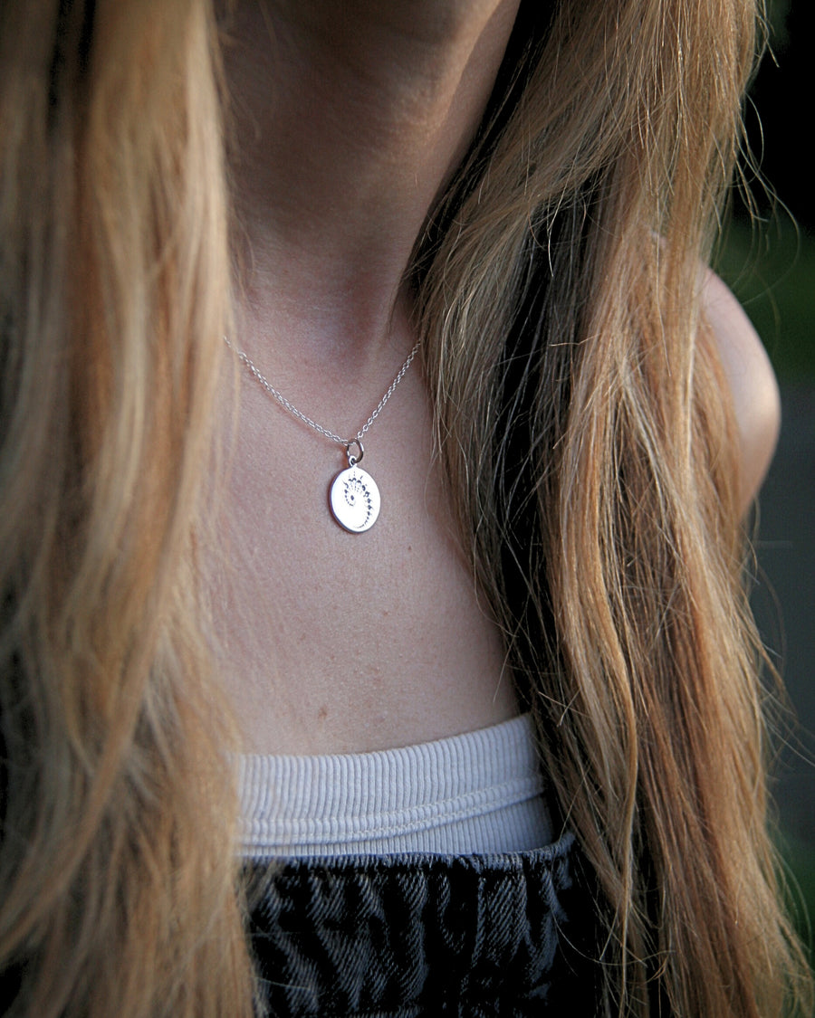 Open Mind Necklace in Sterling Silver
