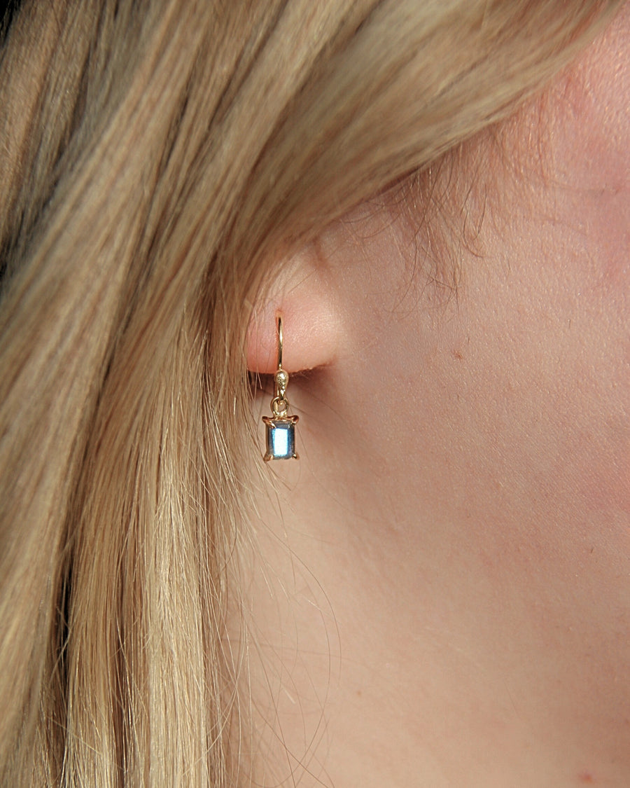 Embodied Radiance Earrings in Labradorite + Gold
