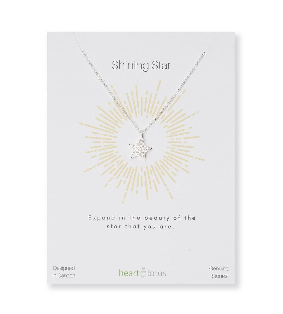 Shining Star Necklace Sterling Silver