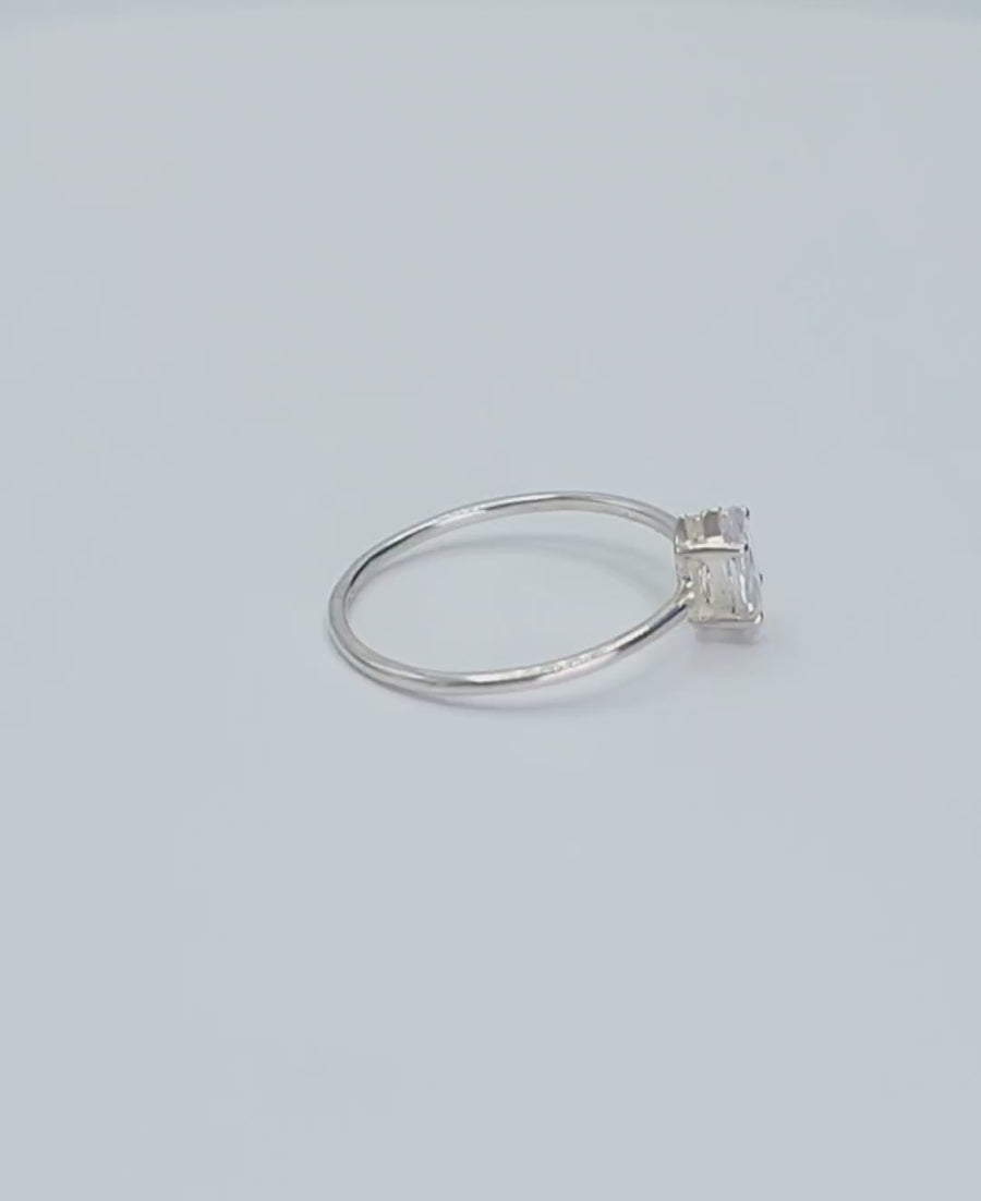 CZ Marquise Ring in Sterling Silver – Light & Clarity