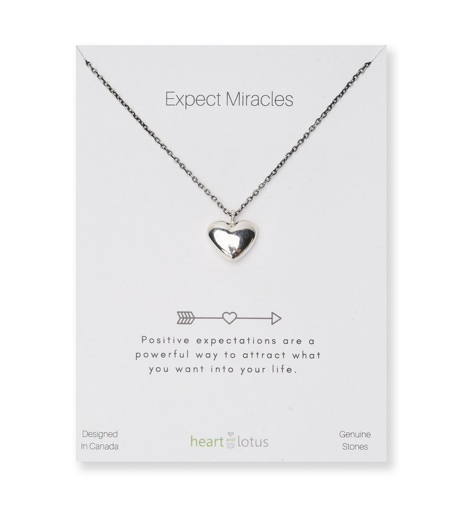 Expect Miracles Necklace Sterling Silver