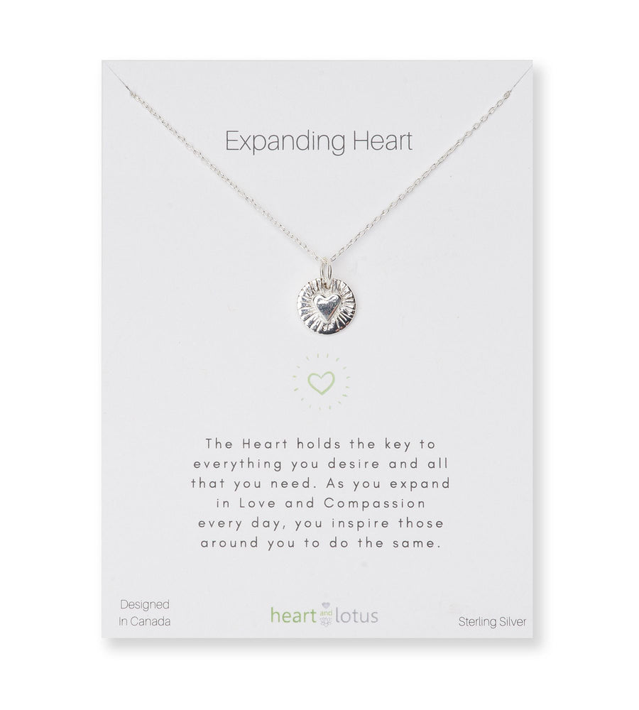 Expanding Heart Necklace 14K Gold Vermeil